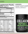 Sports Research Collagen Powder Supplement Vital for Healthy Joints Bones Nails Hydrolyzed Protein Peptides Great Keto Friendly Nutrition for Men Women Mix in Drinks Matcha 10.16 Oz