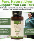 Lignans For Life Milk Thistle Seed Extract Herbal Supplement For Dogs, 100Mg - 60 Vegetarian Capsules, Canine Liver Health, Natural Milk Thistle Supplement, Liver Supplement, Liver Support Supplement