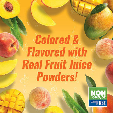 Ener-C Peach Mango Non GMO Effervescent Powdered Drink Mix with 1000mg of Vitamin C - 30 Sachets (1 Box)