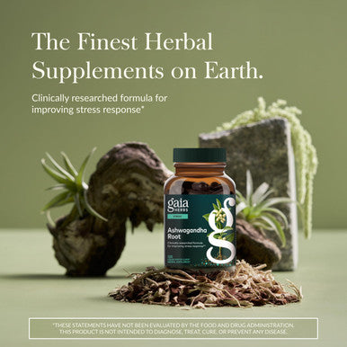 Gaia Herbs Ashwagandha Root 120 Vegan Liquid Phyto-Caps