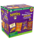 Annie's Organic Friends Bunny Grahams, Chocolate Chip, Chocolate, and Honey Baked Graham Snacks, 11.25 oz