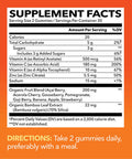 Vegan Superfruit Gummy Beauty Vitamins with Collagen Enhancing Ingredients for Hair Skin and Nails Growth Perfect Vegetable Gummies Alternative for Collagen Pills