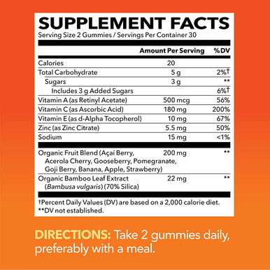 Havasu Nutrition Superfruit Gummy 60 count 1 Pack Superfruit 120 count
