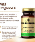 Solgar Wild Oregano Oil 60 Softgels - Oregano Oil Concentrate - Immune Support - Non Gmo Gluten Free Dairy Free - 60 Servings