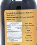 PRIME NATURAL Organic Black Seed Oil 4Oz - Cold Pressed Unrefined High Thymoquinone 1.7% Usda Certified - Turkish Origin Potent Nigella Sativa Liquid - Vegan Omega 3 6 9, Antioxidant Immune Boost Joints Skin Hair