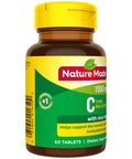 Nature Made Vitamin C 1000 Mg Time Release Tablets With Rose Hips 60 Count To Help Support The Immune System