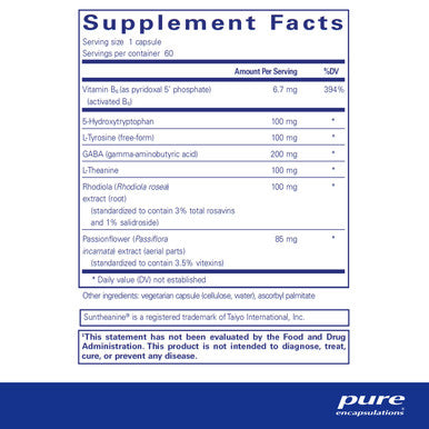 Pure Encapsulations Emotional Wellness 60 vegcaps