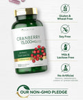 Carlyle Cranberry Pills 15000mg | 300 Capsules | with Vitamin C | Non-GMO Gluten