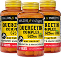 Mason Natural Plant Based Quercetin Complex 625 mg - Immunity Booster, Healthy Inflammatory Response, Potent Antioxidant, 60 Tablets (Pack of 3)