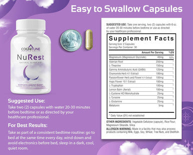 Cognitune NuClarity NuBoost and NuRest Nootropic Stack Bundle