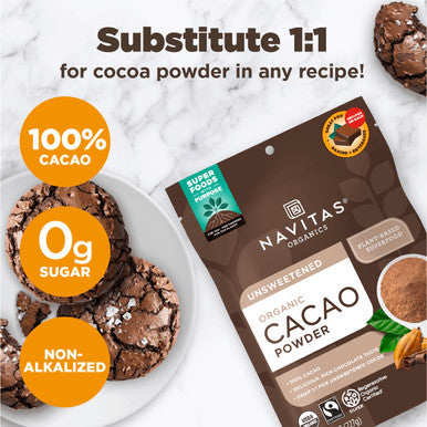Navitas Organics Cacao Powder 8 OZ