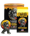 Black Rifle Coffee Company Tactisquatch Bundle Dark Roast 12 Oz Bag Ground Coffee Collectible Tin And Pvc Patch
