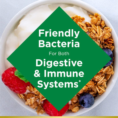 Nature's Bounty Acidophilus Probiotic Daily Probiotic Supplement Supports Digestive Health Twin Pack 200 Tablets