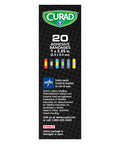 Curad -CUR5020 Performance Series Antibacterial Adhesive Bandages 1 X 3.25 Inch 20 count