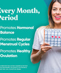 Eu Natural Regulate Menstrual Cycle Support Hormone Balance for Women at Optimal 40:1 Myo-Inositol & D-Chiro Inositol PCOS Supplement for Period Consistency Menstrual & Ovulation Support 90 Vegan Capsules