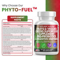 Clean Nutraceuticals Fruits And Veggies Supplement Reds & Green Superfood 120 Ct