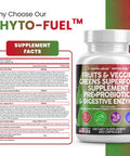 Fruits And Veggies Supplement Reds & Green Superfood - A Natural Balance Of Over 70 Fruit And Vegetable Supplements Capsules