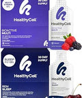 Healthycell REM Sleep Aid Supplement + Bioactive Multivitamin for Women and Men Bundle