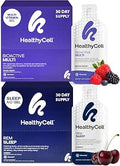 Healthycell REM Sleep Aid Supplement + Bioactive Multivitamin for Women and Men Bundle
