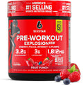 Six Star Pre-Workout Powder for Men & Women, Fruit Punch, 30 Servings | Preworkout Explosion 2.0 Energy Powder Drink Mix with Beta-Alanine & Caffeine - Energy, Focus, Intensity, & Muscle Pumps
