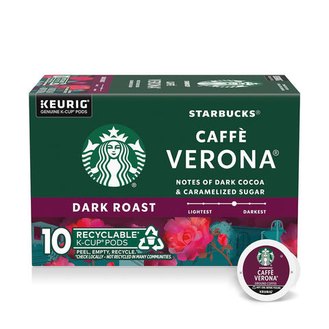 Starbucks K-Cup Coffee Pods, Dark Roast Hot or Iced Coffee, French Roast, 96 Keurig Pods