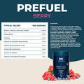 Kinetica Prefuel Pre Workout Supplement 5.9G Amino Acids & 2.3G Bcaa'S Per Serving 30 Servings Berry 300G