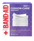 Band-Aid Brand Cushion Care Individually-Wrapped Non-Stick Gauze Pads, Small 2 X 2 Inch, 10 Count (Pack Of 24)