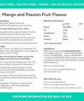 Symprove Daily Probiotic Drink Mango and Passion Fruit 10 Billion CFUs 4 Clinically Studied Strains Gut and Immune Support Water-Based Vegan Dairy and Gluten Free (Pack of 4 x 500ml)