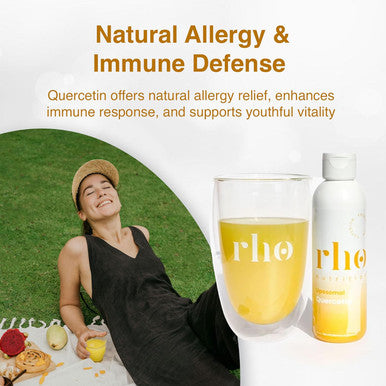 Liposomal Quercetin - Ultra High Absorption Liquid Quercetin Supplement Supports Immune System, Allergy Defense, And Healthy Aging