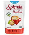 Splenda Monk Fruit Zero Calorie Plant Based Granulated Sweetener, No Erythritol, Sugar Substitute, 3.8 Oz (Pack of 1)