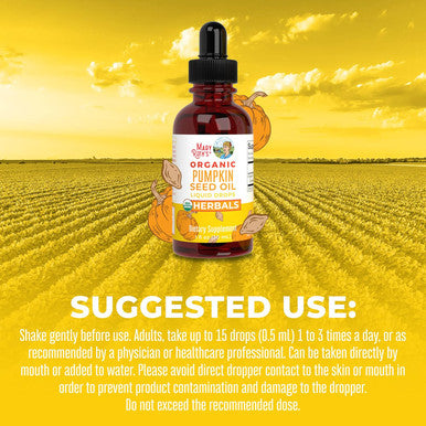 Maryruth Organics Pumpkin Seed Oil Cold Pressed | 2 Month Supply | USDA Organic Pumpkin Seed Liquid Drops for Men and Women | Urinary Health in Men | Sugar | Vegan | Non-GMO | 60 Servings