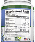 NutriONN Borage Oil - 1000 mg - 180 Softgels - Cold Pressed High GLA Borage Seed Oil - Hexane and PA Free - Great for Skin, Hair, Joints and Bones.