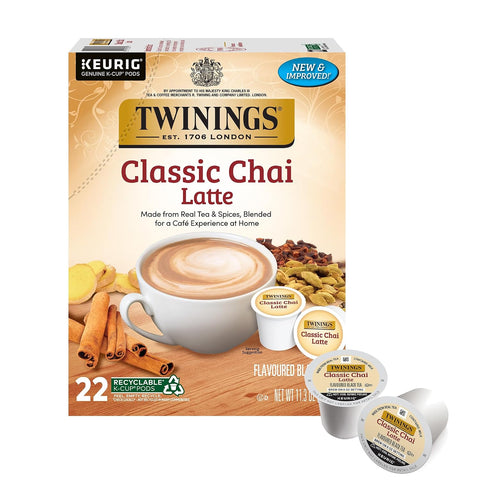Twinings Sleep Herbal Tea K-Cup Pods for Keurig, 24 CT Box (Pack of 1) | Formerly Nightly Calm, Relaxing Camomile, Spearmint & Lemongrass, Caffeine-Free, For Single-Serve Brewers, Enjoy Hot or Iced