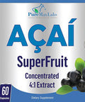 YUMMYVITE Acai Berry Capsules - 4:1 Acai Berry Extract - Equivalent To 2400Mg Per Capsule, Super Antioxidant, Acai Berry Cleanse, 60 Capsules
