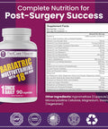 Procare Health Bariatric Multivitamin With Iron 18Mg (03 Month Supply) - Post-Op Bariatric Vitamins For Gastric Bypass Bariatric Surgery Patients, Supports Recovery (90 Easy To Swallow Capsules)