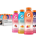 Gatorade Fit Electrolyte Beverage, Healthy Real Hydration, New 2.0 4 Flavor Variety Pack, 16.9.oz Bottles (12 Pack)