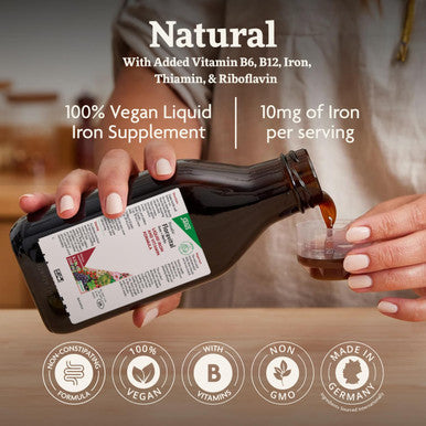 Floradix Floravital Liquid Iron and Vitamin Formula (500 ml)