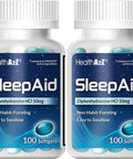HealthA2Z Sleep Aid Diphenhydramine Softgels Supports Deeper Restful Sleeping