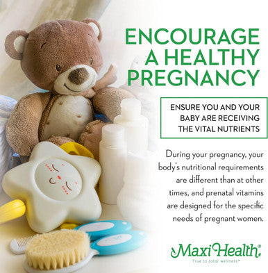 Maxi Health Chewable Prenatal Vitamin - Over 25 Essential Vitamins and Minerals - Doctor Formulated for Pregnant and Lactating Women - 90 count