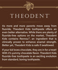 Theodent Fluoride-Free Natural Kids Toothpaste Chocolate Chip Flavored (3.4 Ounces 96.4 Grams)