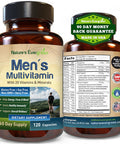 Best Multivitamin For Men Completely Men'S Multivitamins & Multiminerals With Over 20 Vitamins A, C, D, E, B12, Zinc & More Essential Vitamins For Men Energy, Focus & Immune Health. 120 Capsules