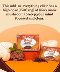 Four Sigmatic Lion'S Mane Elixir Mushroom Coffee Tive By | Organic Lion'S Mane Mushroom Powder Rhodiola & Rose Hips | Immune & Memory Support | Paleo | Pack Of 20