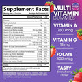 Nature'S Nutrition Multivitamin Gummies for Adults with 13 Vitamins and Minerals Daily Gummy Vitamin for Women & Men Immune Health Support Supplement with Vitamins A C D E B-6 B-12 Zinc Berry - 120 Gummies