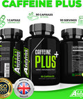 Caffeine Plus+ by Freak Athletics - Combining Caffeine 100mg, L-Theanine 200mg to Create The Ultimate Nootropic Supplement - Caffeine Tablets Made in The UK