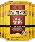 Twinings Lemon & Ginger, Caffeine-Free Herbal Tea Bags, 100 CT Box (1 Pack) | Spicy & Tangy, Ginger, Lemon Peel, Lemongrass, Blackberry Leaves, Soothe Digestion, 100 Foil Lined Individually Wrapped Bags
