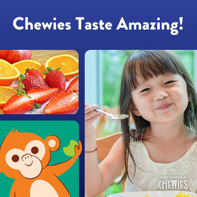 Omega 3 Fish Oil Gummies UltraHigh DHA Chewable Gel Gummy Omega 3 for Kids Supports Brain Eyes Bones Sugar Natural Fruit Flavor Kids Omega 3 Gummies 45