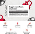 Codeage Liposomal Beta-Alanine Supplement - CarnoSyn Beta-Alanine - 2-Month Supply - Liposomal Delivery - Pre Workout Post Workout and Sport Supplementation - Non-GMO B-Alanine - 180 Capsules