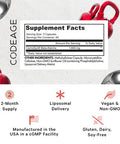 Codeage Liposomal Beta Alanine Supplement CarnoSyn Beta Alanine 1600 mg, 2-Month Supply Liposomal for Bioavailability Pre Workout Sport Performance and Muscles Support Non-GMO 180 Capsules