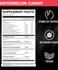 EHP Labs OxyShred Hardcore Super Dosed Pre Workout Powder Preworkout Powder with L Glutamine and Acetyl L Carnitine Energy Boost Drink 275mg of Caffeine Watermelon Candy 40 Servings