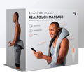 Sharper Image Realtouch Shiatsu Massager, Warming Heat Soothes Sore Muscles, Wireless & Rechargeable - Best Massager For Neck Back Shoulders Feet Legs, Kneading Massage Pillow, Pain Relief Gift